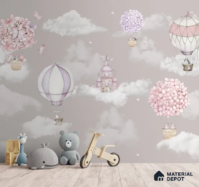 My Little Sunshine, a Cute Kids Wallpaper, Customised Sparkla N Shine Series Soft Feel Entertainment Design (Customised Size Wallpaper)