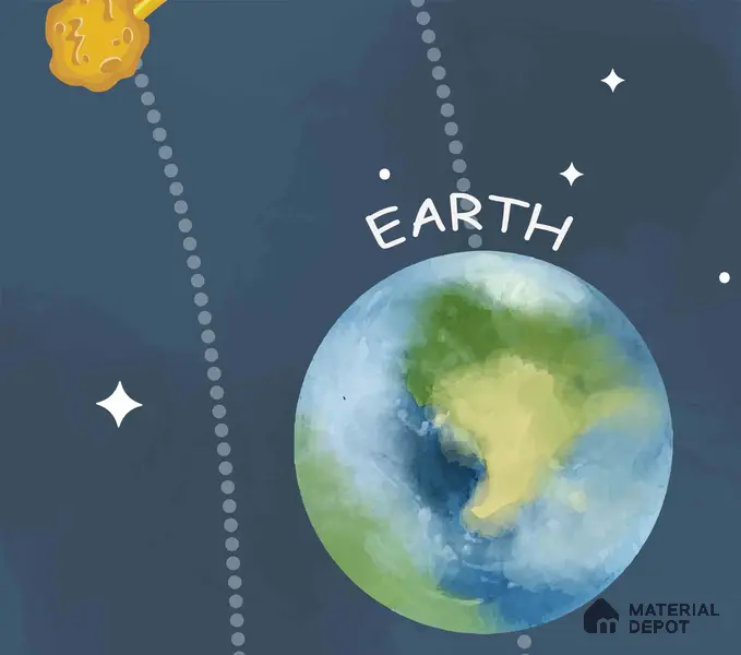 Solar System Space Wallpaper for Children Room Decor Sparkla N Shine Series Handmade Space Design (Customised Size Wallpaper)