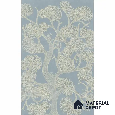 Suhani Indian Madhubani Art light Blue Canvas (Customised Wallpaper)