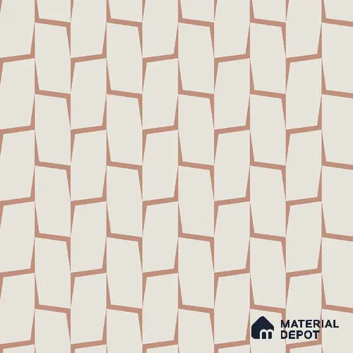 Terra Twists Abstract Modern for Walls, Orange Canvas (Customised Wallpaper)