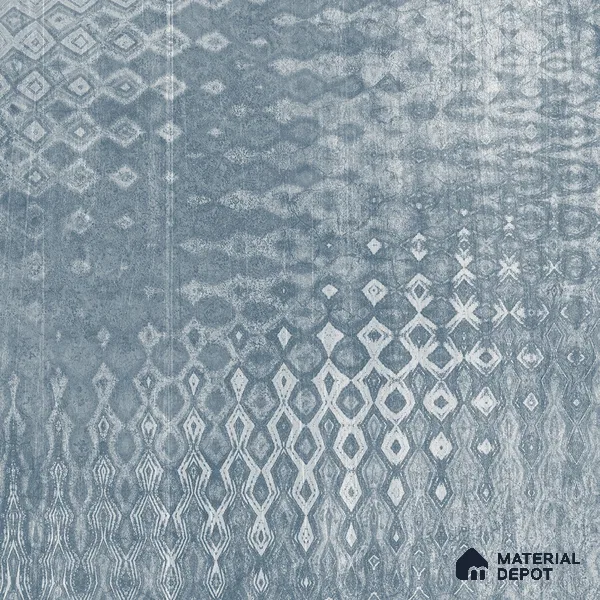 Textured Elements Harmony Wallpaper, Feather Blue Sukoon Series Soft Feel Abstract Design (Customised Size Wallpaper)