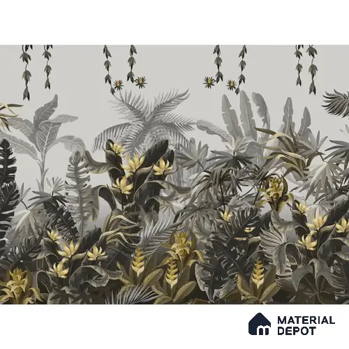 Tropical Theme Jhurmut Vintage Colors Handmade (Customised Wallpaper)