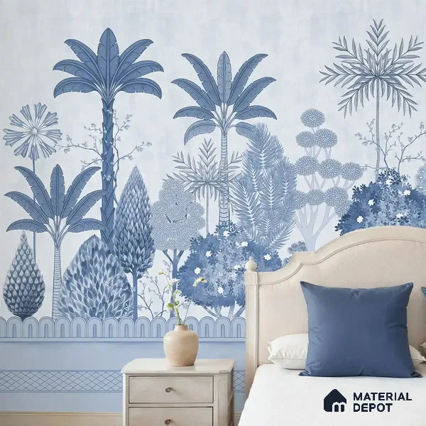 Van Mahal Silk Sheen Customized Wallpaper