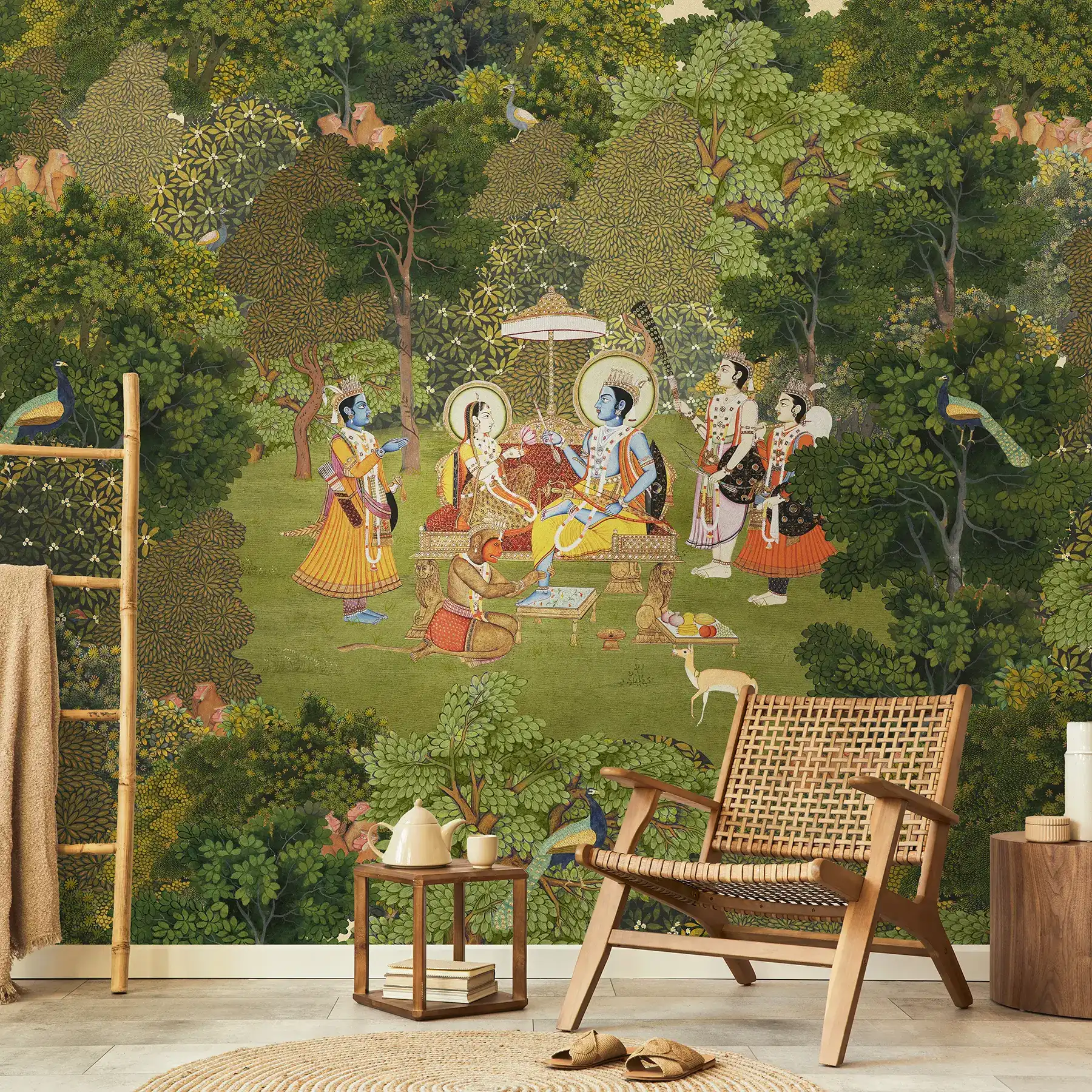 Van Raag Customized Wallpaper Sandstone(Super Luxury)