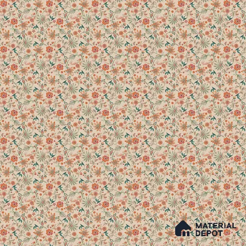 Vibrant Floral Canvas Wallpaper for Rooms 