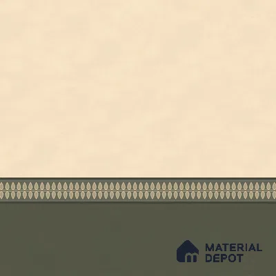 Viram, Luxurious Indian Pattern Wall Wallpaper, Beige and Green Handmade (Customised Wallpaper)