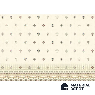 Yellow Indian Motif for Rooms Handmade (Customised Wallpaper)