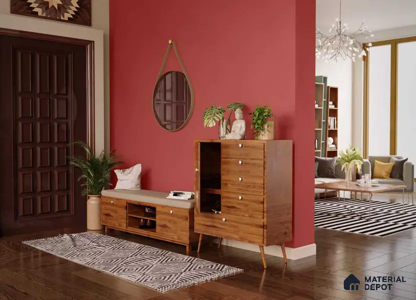509 Geranium Orange Colour Paint