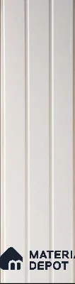 Beige Wooden Louver PN 00407 10 ft x 12 inch PVC Panel - 8 mm | Suitable for Feature Wall, TV Unit & Living Room | Width is Subjected to 5% Variation
