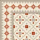 Beige & Red