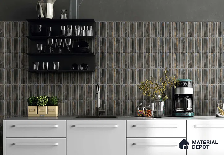 Faux Subway Wall Tile TL 11456 Marselle Shinny 12 2 ft x 1 ft Ceramic Glossy Finish Tile - 9 mm