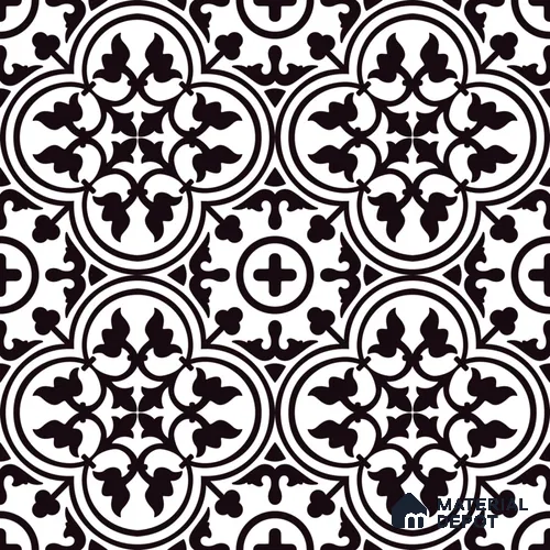 Moroccan Wall & Floor Tile TL 09468 Lona Decore 2 ft x 2 ft Matte Finish Vitrified Tile - 9 mm | 1 Random Design | Suitable For Kitchen, Bathroom, Dining Area | Please Expect a Slight Variation of Pattern
