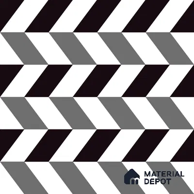 Moroccan Wall & Floor Tile TL 09467 Procal Monochrome 2 ft x 2 ft Matte Finish Vitrified Tile - 9 mm | 1 Random Design | Suitable For Kitchen, Bathroom, Dining Area | Please Expect a Slight Variation of Pattern