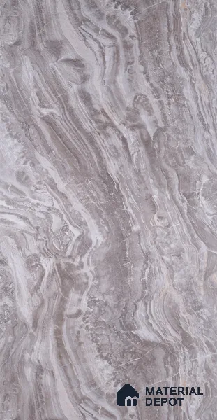 Marble Look PN 06696  8 ft x 4 ft Texture Finish SPC Wall Panel - 3 mm | Suitable for TV Unit, Wardrobe, Kitchen Cabinets