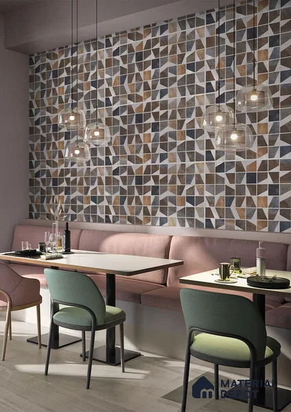 Stone Wall Tile TL 12786 Vita Metalic Decor 4 ft x 2 ft Punch Matte Finish Vitrified Tile - 9 mm | Suitable For Accent/Feature Wall, Kitchen, Dining Area