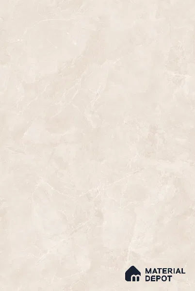 Marble Floor & Wall Tile TL 13306 B Luca Crema 6 ft x 4 ft Paper Matte Finish Vitrified Tile - 9 mm | Suitable For Living Room, Bedroom & Dining Area