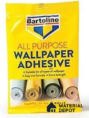 Bartoline All Purpose Wallpaper Adhesive - 95 Grams | Suitable For All Types Of Wallpapers
