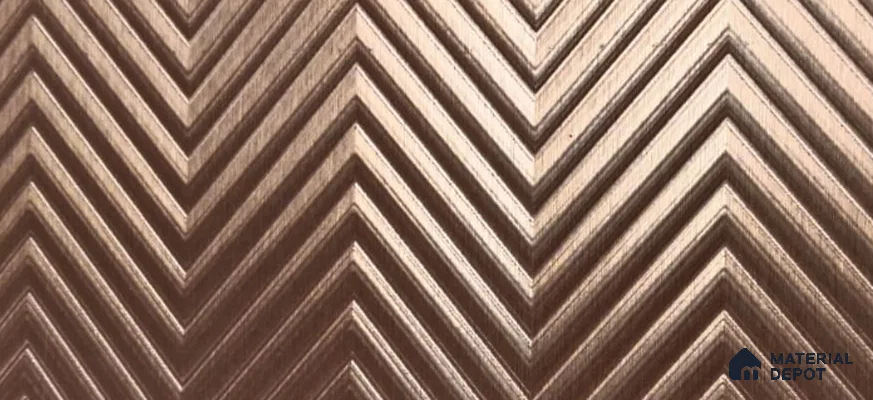 Bronze - VTE PM# 8 ft x 4 ft Texture Finish Decorative Laminate - 1 mm