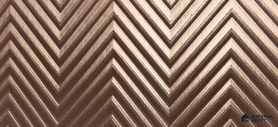 Bronze - VTE PM# 8 ft x 4 ft Texture Finish Decorative Laminate - 1 mm