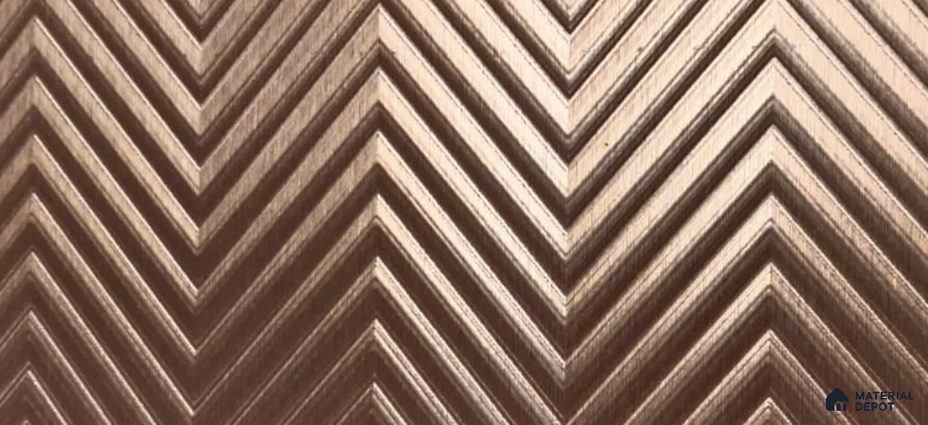 Bronze - VTE PM# 8 ft x 4 ft Texture Finish Decorative Laminate - 1 mm