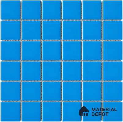 Mosaic Floor & Wall Tile TL 11878 | 303 x 303 mm (Chip Size 48x48 mm) Glossy Finish Porcelain Tile - 6 mm | Suitable For Outdoor, Swimming Pool Area