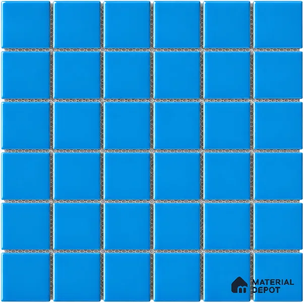 Mosaic Floor & Wall Tile TL 11878 | 303 x 303 mm (Chip Size 48x48 mm) Glossy Finish Porcelain Tile - 6 mm | Suitable For Outdoor, Swimming Pool Area