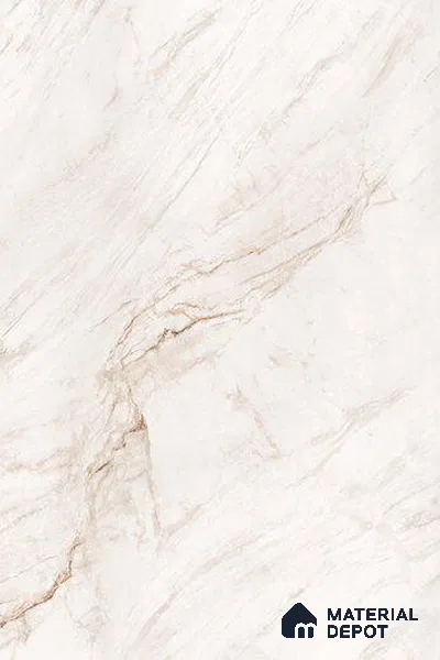 TL 03544 Senso White Pearl 1800 x1200 mm Matte Finish Endless Glazed Vitrified Floor Tile - 9 mm (Random 3) | Adhesive and Spacers Must be Used During Installation