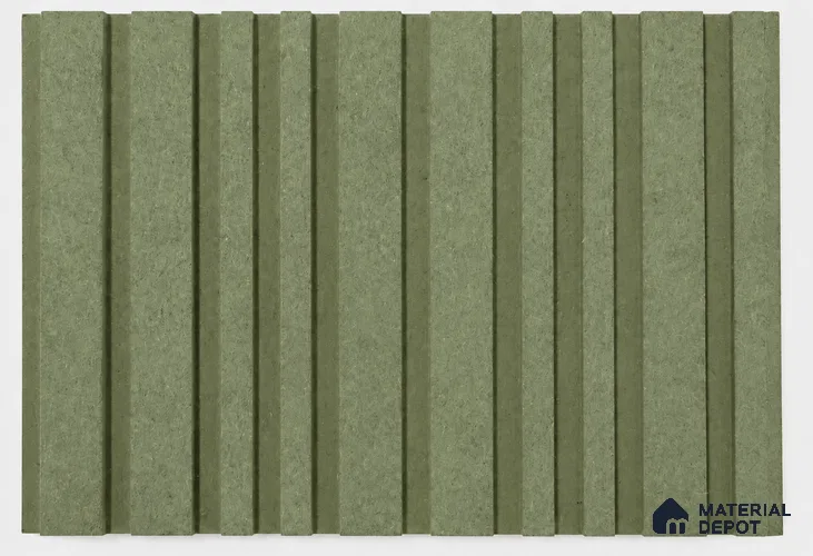 Terracotta Linear Flute 8 ft x 4 ft CNC Made HDHMR Panel - 12 mm