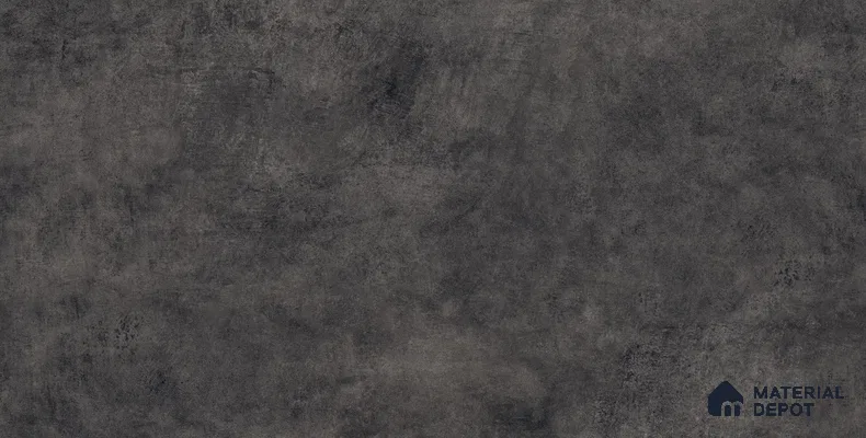 Stone Wall & Floor Tile TL 08333 I Cementum Nero 4 ft x 2 ft Matte Finish Vitrified Tile - 9 mm | Suitable For Bathroom, Kitchen, Balcony