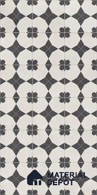Patterned Wall Tile TL 09982 4 ft x 2 ft Grey Vitrified Matte Finish Tile - 9 mm | Ideal for Living Room,Bedroom,Bathroom,Kitchen
