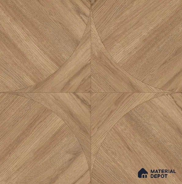 Wood Wall & Floor Tile TL 11800 | 2 ft x 2 ft Vitrified Double Digital Matte Tile - 9 mm