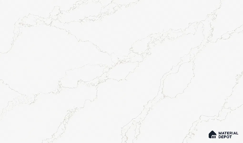 Belina Quartz QR 00078 Diana Aurelia Viola Series 10.75 ft x 5.42 ft Quartz - 20 mm | 7 Years Warranty | Suitable for Kitchen, Restaurant, Counter Tops, Dining, Reception, office