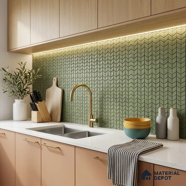 Mosaic Wall Tile TL 10527 C  12.2 in x 12.2 in Ceramic Matte Finish - 7 mm