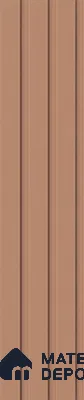 Black Plain Colour Louver PN 06223 9.5 ft x 4.7 inch Charcoal Panel - 12 mm | Suitable for Feature Wall, TV Unit & Living Room | Width is Subjected to 5% Variation
