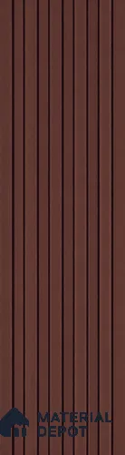 Red Plain Colour Look PN 06241 9.5 ft x 4.7 inch Charcoal Panel - 12 mm | Suitable for Feature Wall, TV Unit & Living Room | Width is Subjected to 5% Variation
