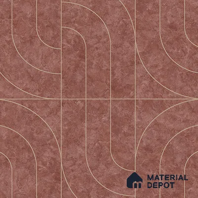 34535-4 | 5 Meter x 41.7 Inches Geometric Look PVC Wallpaper - 56.99 Sq. Ft | Minimum 15% wastage during installation