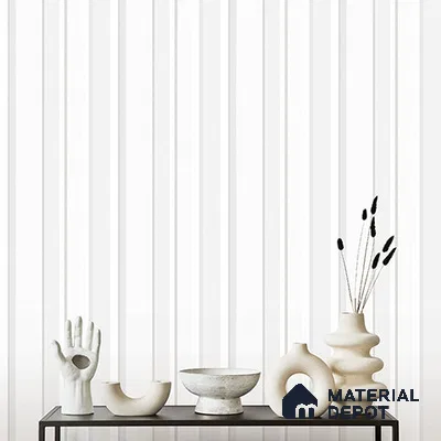 34537-1 | 5 Meter x 41.7 Inches Stripes Look PVC Wallpaper - 56.99 Sq. Ft | Minimum 15% wastage during installation