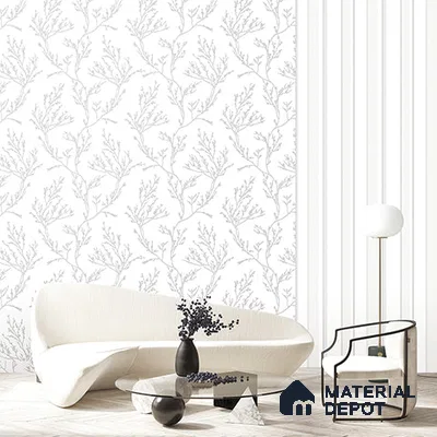 34538-1 | 5 Meter x 41.7 Inches Nature Look PVC Wallpaper - 56.99 Sq. Ft | Minimum 15% wastage during installation