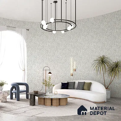 34541-4 | 5 Meter x 41.7 Inches Geometric Look PVC Wallpaper - 56.99 Sq. Ft | Minimum 15% wastage during installation