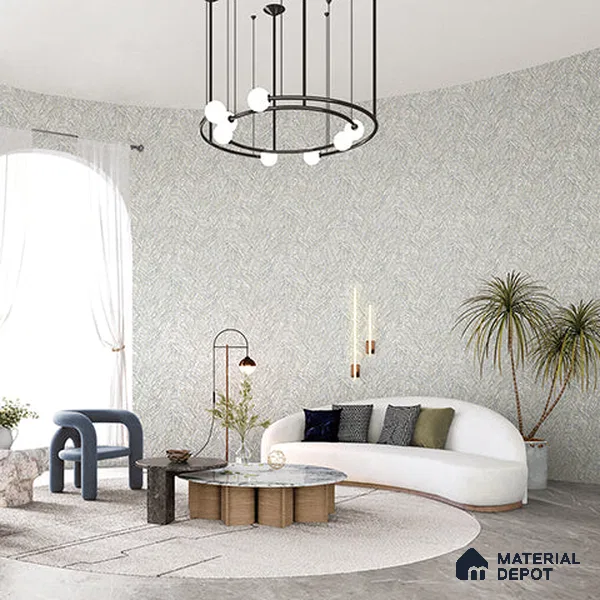 34541-4 | 5 Meter x 41.7 Inches Geometric Look PVC Wallpaper - 56.99 Sq. Ft | Minimum 15% wastage during installation