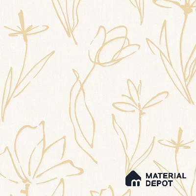 62510-2 | 5 Meter x 41.7 Inches Florals Look Wallpaper - 56.99 Sq. Ft. | Minimum 15% wastage during installation