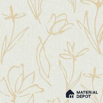 62510-3 | 5 Meter x 41.7 Inches Florals Look Wallpaper - 56.99 Sq. Ft. | Minimum 15% wastage during installation