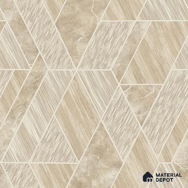 ST021005 | 10.05 Meter x 20.86 Inches Geometric Look Wallpaper - 57.33 Sq. Ft. | Minimum 15% wastage during installation