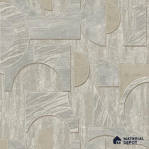 ST021016 | 10.05 Meter x 20.86 Inches Geometric Look Wallpaper - 57.33 Sq. Ft. | Minimum 15% wastage during installation