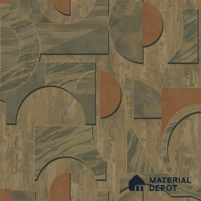 ST021018 | 10.05 Meter x 20.86 Inches Geometric Look Wallpaper - 57.33 Sq. Ft. | Minimum 15% wastage during installation