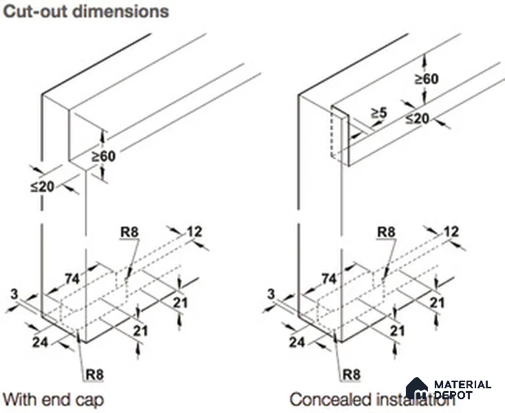 940.59.009 Classic Sliding Door Hardware With Track