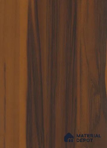 A close-up of a Brown 2953 HG with a High Gloss finish Decorative Laminate available at Material Depot in Bangalore