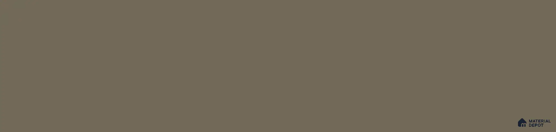 1053 Mocha Brown 22x0.8 mm Matte PVC Edge Band Solid Series 1 Meter - 0.8 mm