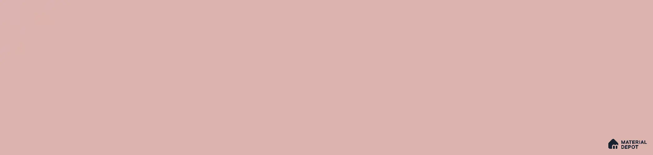 1060 HG Pink Salt 22x0.8 mm High Gloss Finish PVC Edge Band Solid Series 1 Meter - 0.8 mm