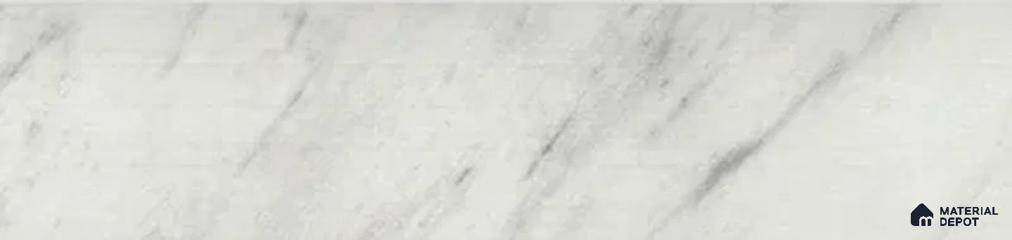 2522 White Marble 45x2 mm Glossy PVC Edge Band Wooden Series 1 Meter - 2 mm